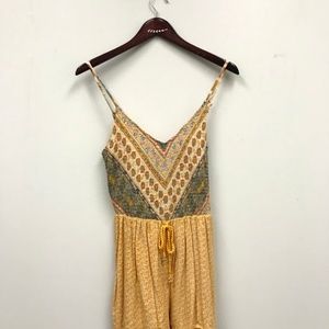 Xhilaration Yellow Festival Romper